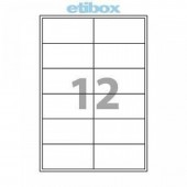 ETICHETE ETIBOX AUTOADEZIVE 12/A4, 100 COLI