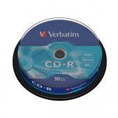 VERBATIM CD-R 52X 700 MB Spindle 10/pack